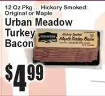 Super Fresh Urban Meadow Turkey Bacon offer