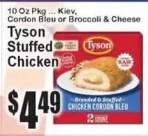 Super Fresh Tyson Stuffed Chicken offer