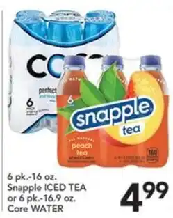 Pete's Fresh Market Snapple Iced Tea offer