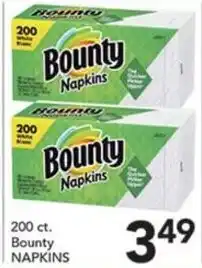 Pete's Fresh Market Bounty napkins offer