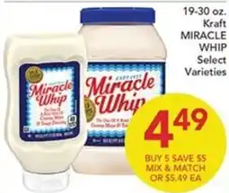 Pete's Fresh Market Kraft miracle whip offer