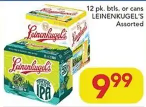 Pete's Fresh Market Leinenkugel's Assorted offer