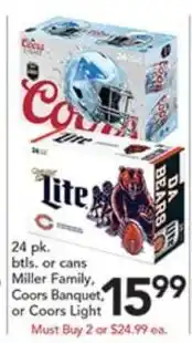Pete's Fresh Market Coors Light offer