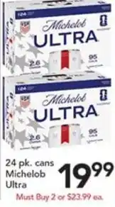 Pete's Fresh Market Michelob Ultra offer