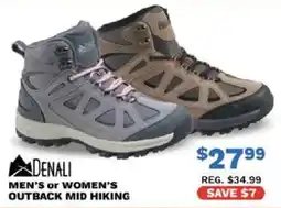 Big 5 Denali men's or women's outback mid hiking offer
