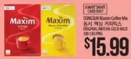 Hmart Dongsuh Maxim Coffee Mix offer