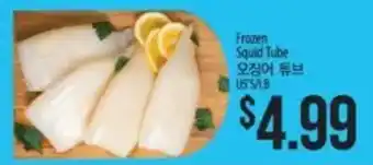 Frozen Squid Tube