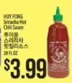 Hmart Huy Fong Sriracha Hot Chili Sauce offer