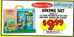 Ollie's Melissa & Doug HIKING SET offer