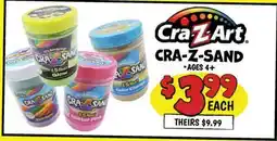 Ollie's CRA-Z-SAND offer