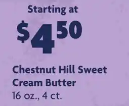 Family Dollar Chestnut Hill Sweet Cream Butter offer