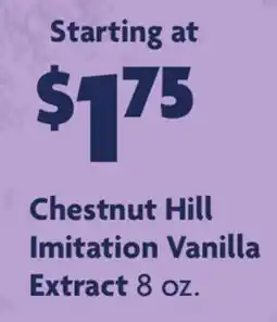 Family Dollar Chestnut Hill Imitation Vanilla Extract offer