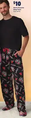Family Dollar Men's Character Sleep Pants offer