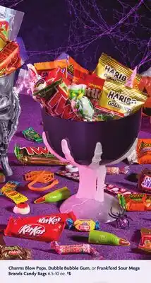 Family Dollar Charms Blow Pops, Dubble Bubble Gum, or Frankford Sour Mega Brands Candy Bags 6.5-10 oz offer