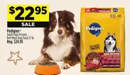 Dollar General Pedigree Adult High Protein Red Meat Dog Food offer