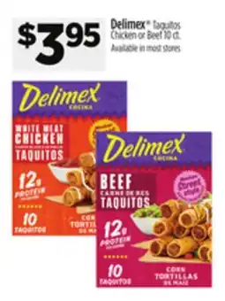 Dollar General Delimex Taquitos offer