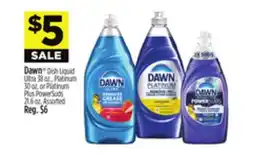 Dollar General Dawn Dish Liquid Ultra 38 oz., Platinum 30 oz. or Platinum Plus PowerSuds 21.6 oz offer