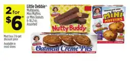 Dollar General Little Debbie Multipacks, Mini Muffins or Mini Donuts 6-16.2 oz offer