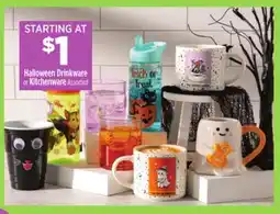Dollar General Halloween Drinkware or Kitchenware offer
