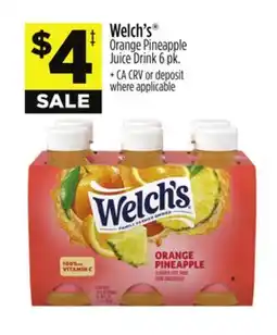 Dollar General Welch's Orange Pineapple Juice Drink offer