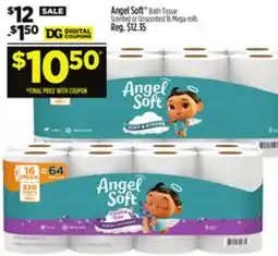 Dollar General Angel Soft Bath Tissue offer