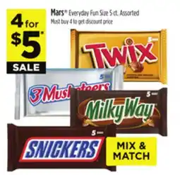 Dollar General Mars Everyday Fun Size offer