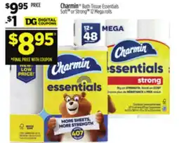 Dollar General Charmin Bath Tissue Essentials Soft or Strong offer