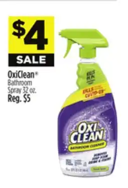 Dollar General OxiClean Bathroom Spray offer