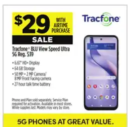 Dollar General Tracfone BLU View Speed Ultra offer