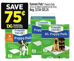 Dollar General Forever Pals Puppy Pads offer