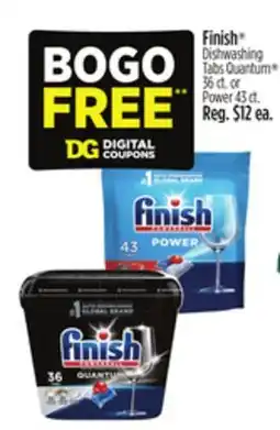 Dollar General Finish Dishwashing Tabs Quantum offer