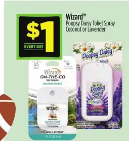 Dollar General Wizard Poopsy Daisy Toilet Spray Coconut or Lavender offer