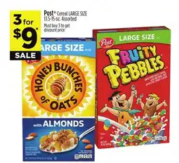 Dollar General Post Cereal offer