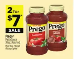 Dollar General Prego Pasta Sauce offer