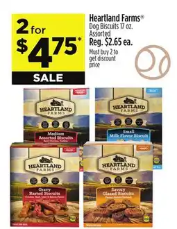 Dollar General Heartland Farms Dog Biscuits offer