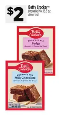 Dollar General Betty Crocker Brownie Mix offer