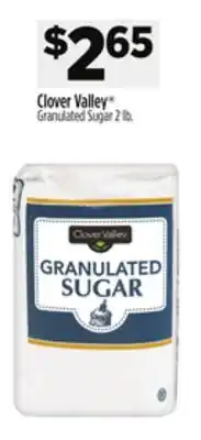 Dollar General Clover Valley Granulated Sugar offer
