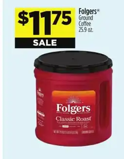 Dollar General Folgers Ground Coffee offer