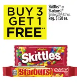 Dollar General Skittles or Starburst offer
