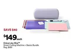 Michaels Cricut Joy Xtra Smart Cutting Machine + Basics Bundle offer
