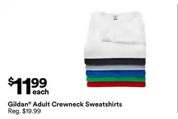 Michaels Gildan Adult Crewneck Sweatshirts offer