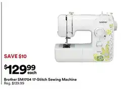 Michaels Brother SM1704 17-Stitch Sewing Machine offer
