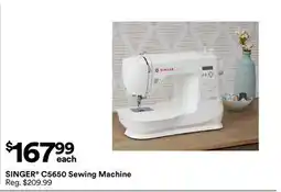 Michaels SINGER C5650 Sewing Machine offer