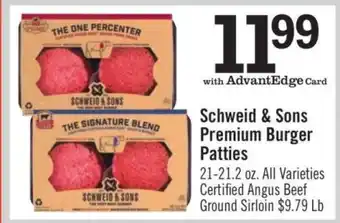 Schweid & Sons Premium Burger Patties