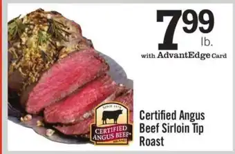 Certified Angus Beef Sirloin Tip Roast