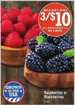 Price Chopper Raspberries or Blackberries offer