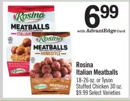 Price Chopper Rosina Italian Meatballs offer