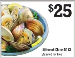 Price Chopper Littleneck Clams 50 Ct offer
