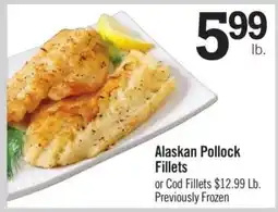Price Chopper Alaskan Pollock Fillets offer