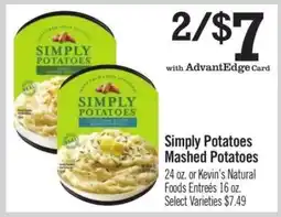 Price Chopper Simply Potatoes Mashed Potatoes offer